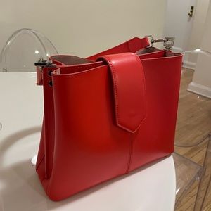Zara Red Shoulder Bag